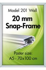 4769-201 Alu Snap Frame, 20mm. 21x 29,7 cm. A4